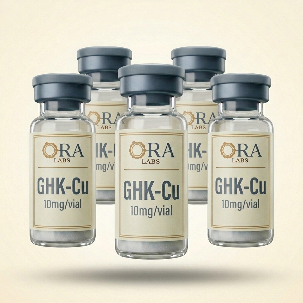 GHK-Cu five vial lineup