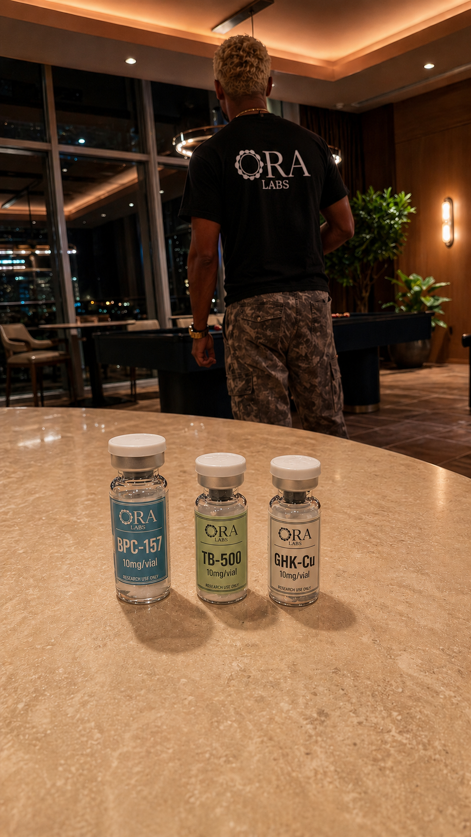 Penthouse lifestyle scene