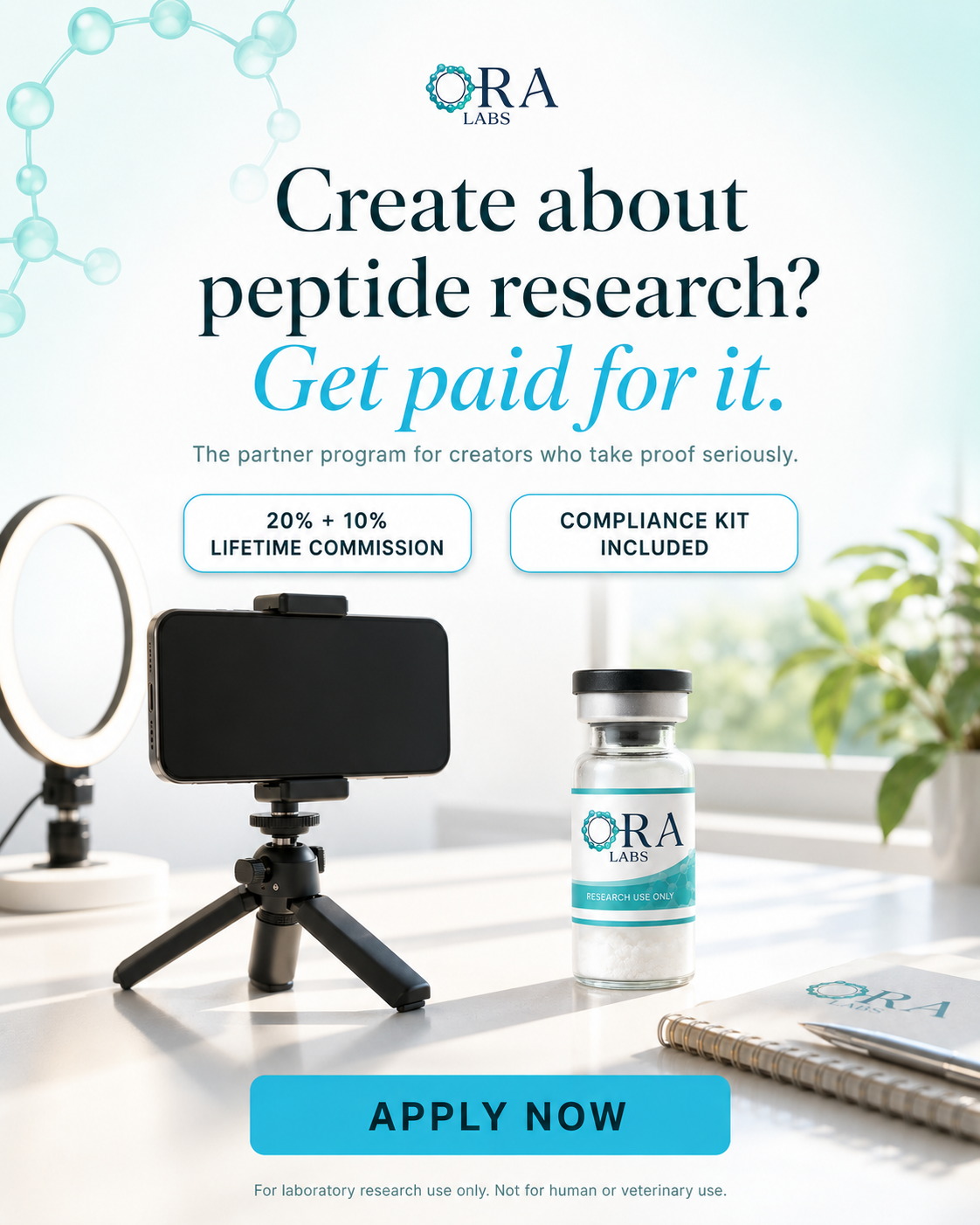 Recruitment ad — create about research